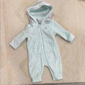 Adidas mint colored baby One Piece